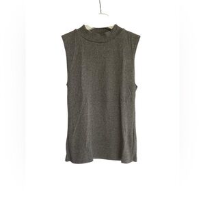 Bershka sleeveless ribbed mock turtleneck top Size Medium